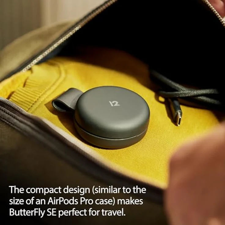 Twelve South Butterfly SE 2-in-1 Qi2 Reise-Ladegerät für iPhone, Airpods und Apple Watch Schwarz - Kabelloses Ladegerät für iPhone & Apple Watch mit zusammenklappbarem Design – Bild 4