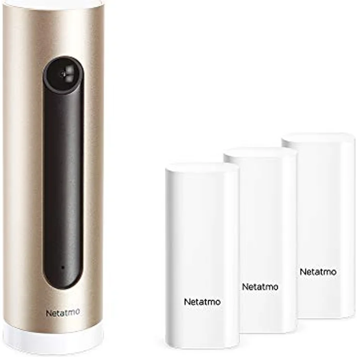 Netatmo DTG-FR Intelligente Tür- und Fensteröffnungssensoren, kabellos, einteiliger Vibrationsmelder, 3 Stück, schwarz – Bild 3