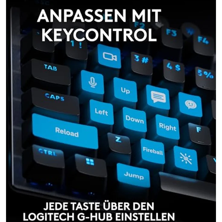 Logitech G PRO X TKL Rapid Tenkeyless Gaming Tastatur - Magnetische Analogschalter, Rapid Trigger-Modus, anpassbare RGB-Beleuchtung, DEU QWERTZ, Schwarz – Bild 5