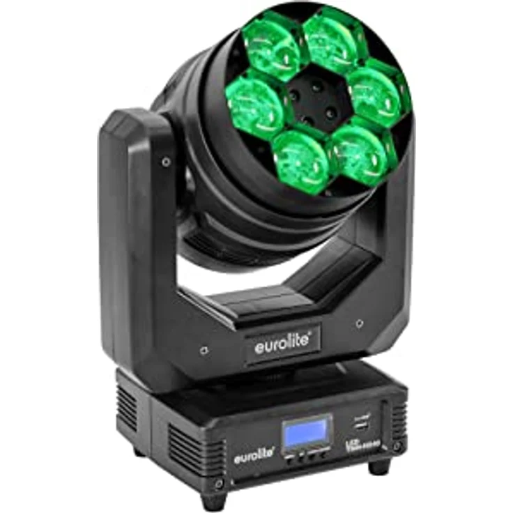 EUROLITE LED TMH-H240 Beam/Wash/Flowereffekt | Hybrid-Moving-Head mit RGBW-LEDs, Zoom, Makros, Mustern und Farbtemperaturvoreinstellungen – Bild 2