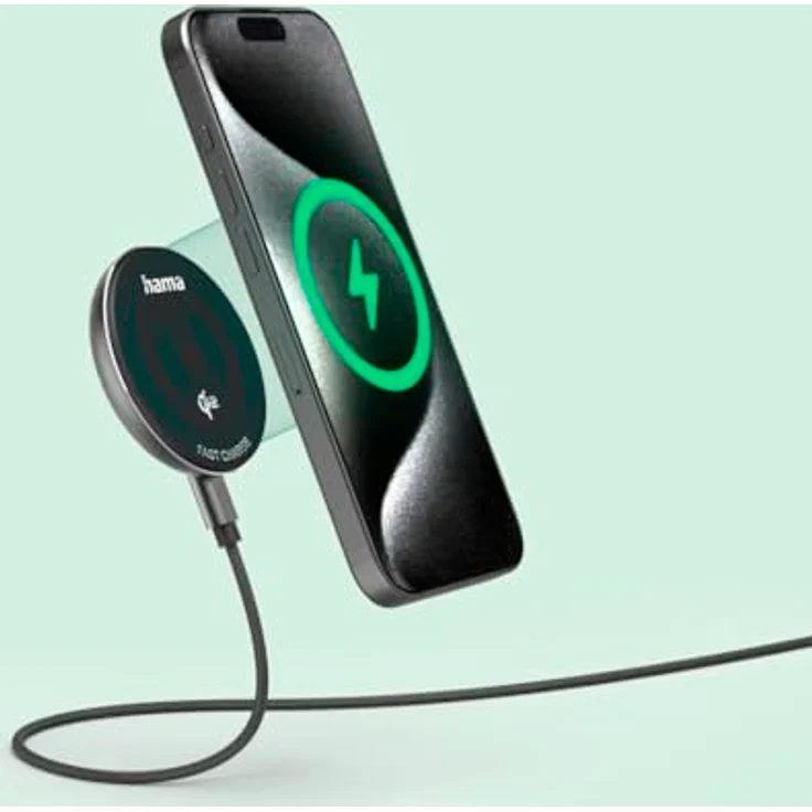 Hama 00201735, Kabelloses Handy-Ladegerät für drinnen, USB, schwarz – Bild 14