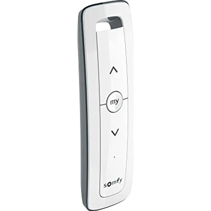 Somfy 1870402 1-Kanal Funk-Handsender, drahtlos, zur Ansteuerung von RTS-Antrieben, inkl. Wandhalter und Batterien, elegant designiert – Bild 1