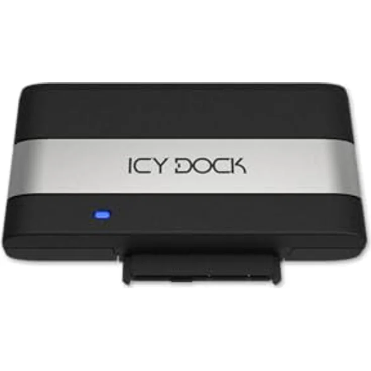 ICY DOCK EZ-Adapter Ex MB307U-1VB, 1x U.2/U.3 NVMe SSD zu USB 4 Gen3x2 Adapter, 40Gbps, kompatibel mit Thunderbolt 4, Aluminiumgehäuse, 15 mm SSD Unterstützung – Bild 3