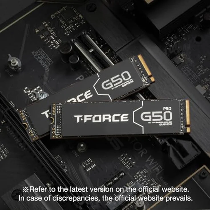 TEAMGROUP SSD G50 M.2 512GB PCIe G4x4 2280, ultradünner Graphen-Kühlkörper, 5 Jahre Garantie – Bild 3
