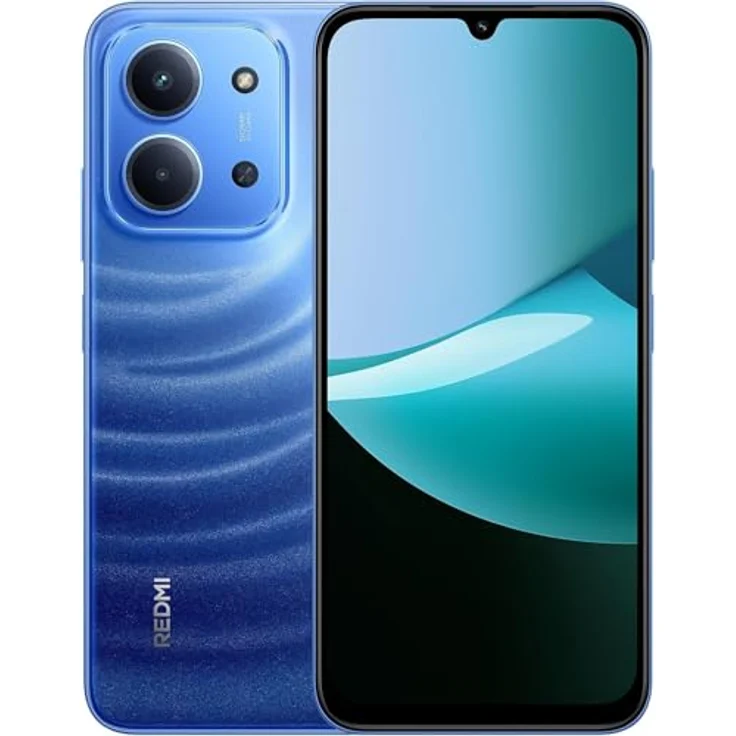 Xiaomi Redmi 15C, Smartphone mit 4GB RAM und 256GB Speicher, 6,9" 120Hz Display, MediaTek Helio G81-Ultra, 50MP Kamera, 6000mAh, Farbvariante Blaues Mondlicht, ohne Ladegerät – Bild 2
