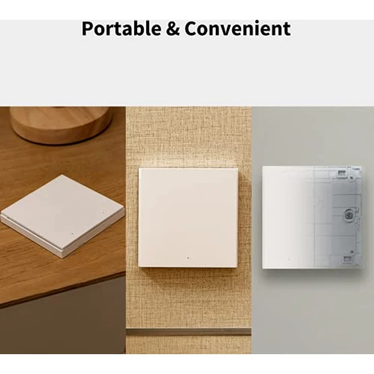 Aqara Wireless Remote Switch H1(Double Rocker) (HomeKit) (WRS-R02) – Bild 2