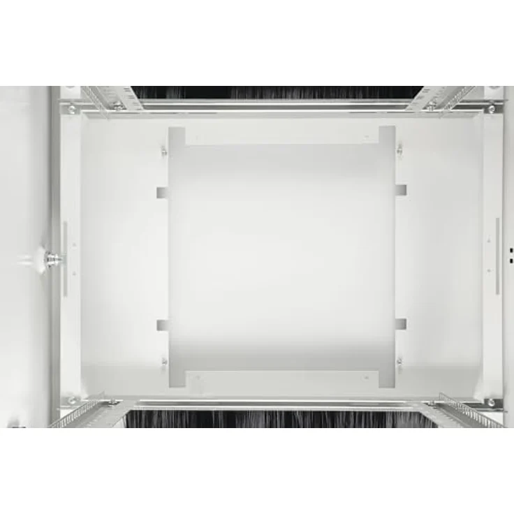 DIGITUS Netzwerk-Schrank 19 Zoll, 42 HE, 800 kg Traglast, Nutztiefe 743 mm, Glastür, Grau, Unique Light Serie – Bild 5