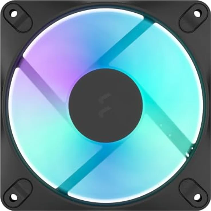 Fractal Design Dynamic 3 12 Reverse RGB Black, 120mm Gehäuselüfter mit ARGB Gen 2 und PWM Steuerung – Bild 4
