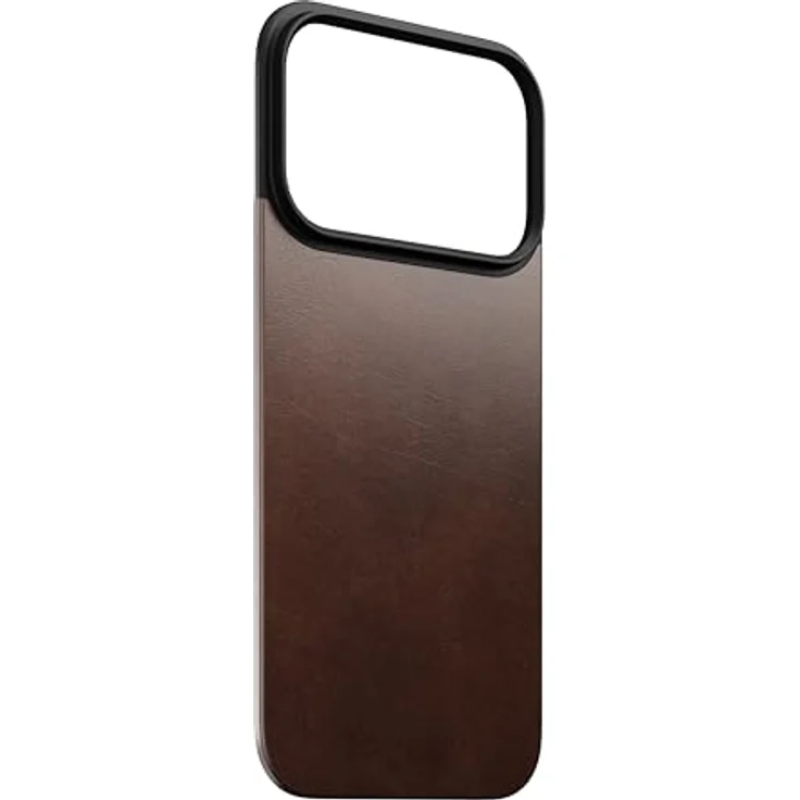 NOMAD Magnetic Leather Backcover MagSafe für iPhone 17 Pro, ultradünnes Echtleder-Backcover in Rustic Brown, MagSafe-kompatibel mit stabilem Fiberglass-Kern und weicher Mikrofaser-Innenseite – Bild 4