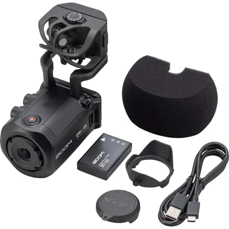 Zoom Q8n-4K, 4K Handy Video Recorder mit austauschbarem Mikrofonkapselsystem und HDR-Aufnahmen – Bild 3