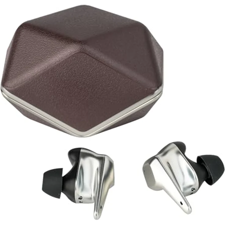 Hifiman Svanar Wireless LE, True Wireless In-Ear Kopfhörer mit ANC, 6 h Akkulaufzeit, Kabellos, Silber – Bild 2