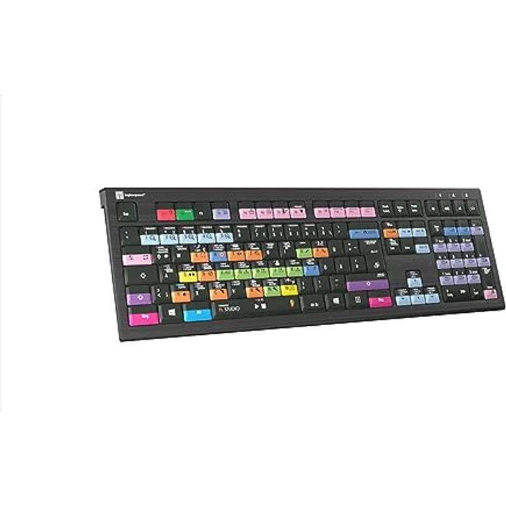 Logickeyboard FL Studio Astra 2 DE (PC) (DE, Kabelgebunden), Tastatur, Schwarz – Bild 4