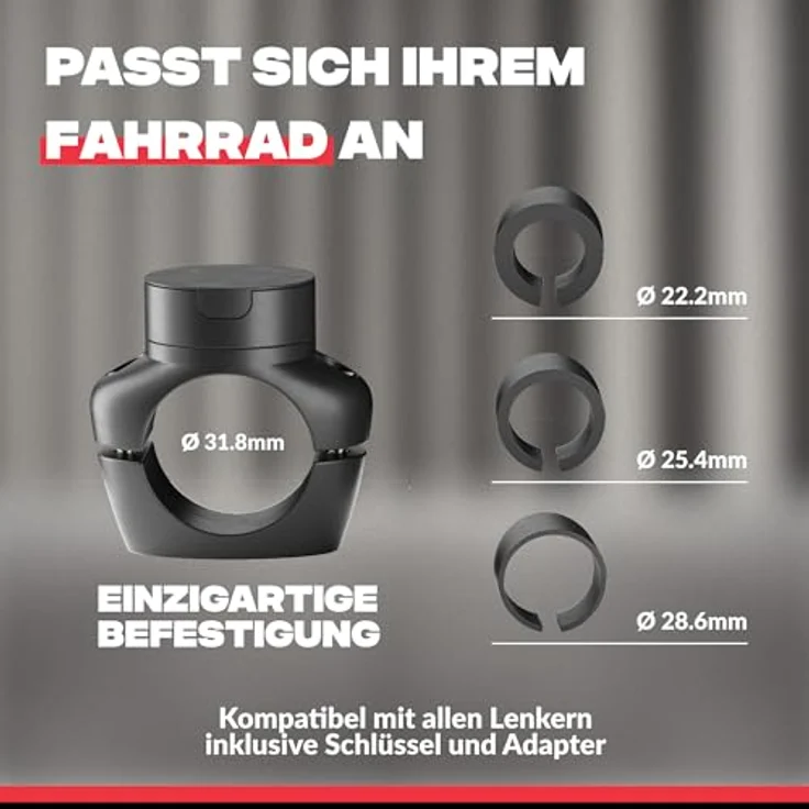 Shapeheart Magnetic Bike Mount XL, Smartphone Halterung mit starkem Magnetsystem für sicheren Halt – Bild 4