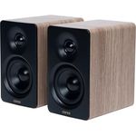 Edifier M60 Multimedia-Lautsprecher Bluetooth 5.3, 66W RMS, Hi-Res Audio & Hi-Res Wireless Audio, LDAC, 3" Mittelbass & 1" Hochtöner, USB-C & Aux-Eingänge, Kompakter Desktop Lautsprecher - Klasse Oak