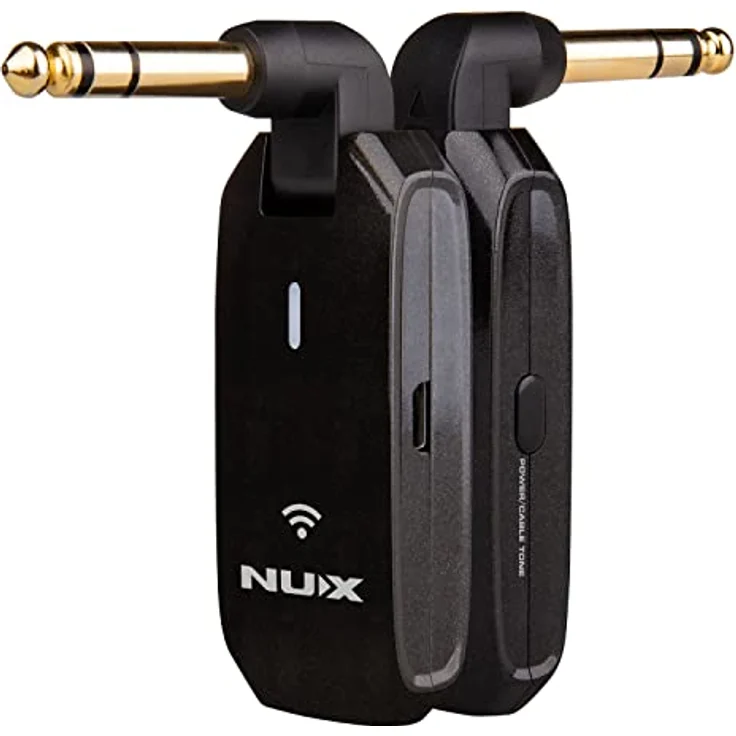NU-X C-5RC Wiederaufladbares kabelloses Gitarren-Bug-Set | Trägerfrequenz 5,8 GHz, NUX, Lizenzfreier Betrieb weltweit, 5,8-GHz-Band unbeeinflusst, Bis zu 10 Sets simultan nutzbar, Automatische Kopplung, Wiederaufladbar mit Powercase, schwarz – Bild 5