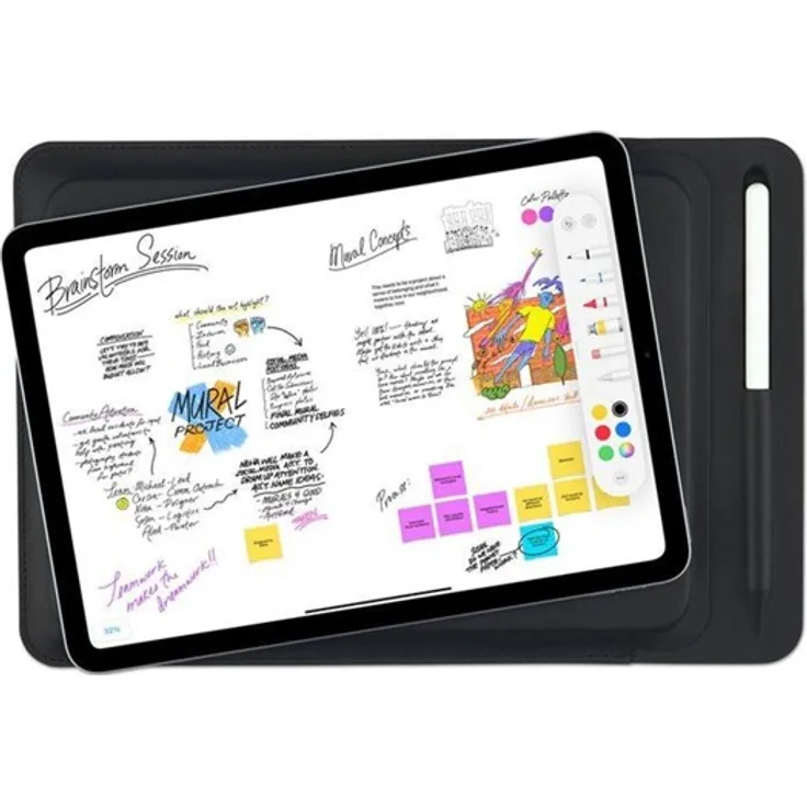 Pipetto Ultra Slim Sleeve für iPad (bis zu 11"), Schwarz, schlankes Design