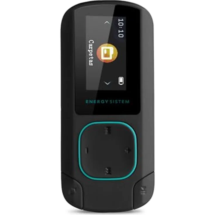 Energy Sistem MP3-Musikplayer mit LCD-Bildschirm, 8 GB, microSD-Karte, FM-Radio und In-Ear-Kopfhörern enthalten 66 x 28 x 18 mm Mint Detail – Bild 6