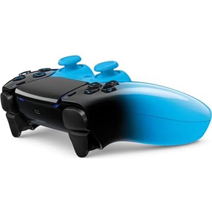 Sony DualSense, Gamepad für PlayStation 5, D-Pad, Menü-Taste, Mikrofon Stummschaltung, Blau, kabellos & verkabelt, Bluetooth/USB – Bild 2