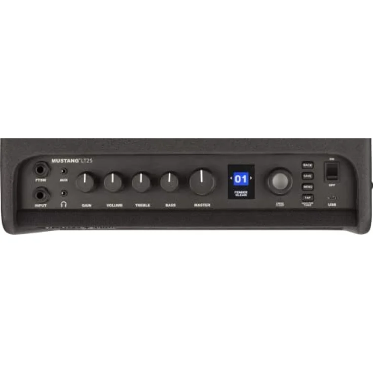Fender Mustang LT25, 25 Watt Modeling Combo Verstärker für E-Gitarre mit 20 Verstärkersimulationen und 25 Effekten, 1,8 Zoll Farbdisplay – Bild 4