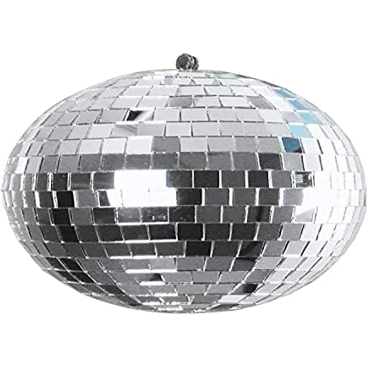 EUROLITE Spiegelkugel silber (15 cm) | Klassische Spiegelkugel