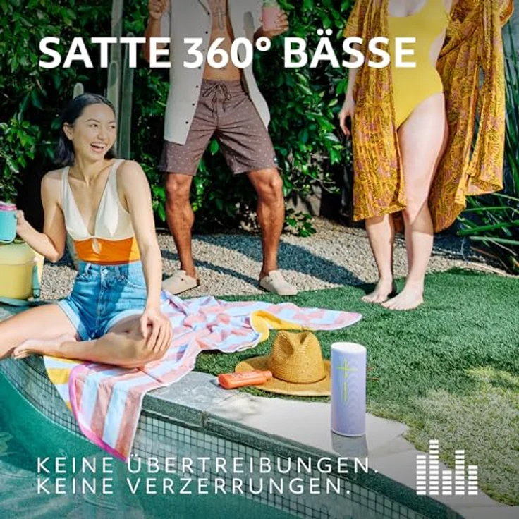 Ultimate Ears MEGABOOM 4 - Schwarzer mobiler Bluetooth-Lautsprecher mit 360-Grad-Sound, 20-Stunden Akku und 45m Reichweite – Bild 2