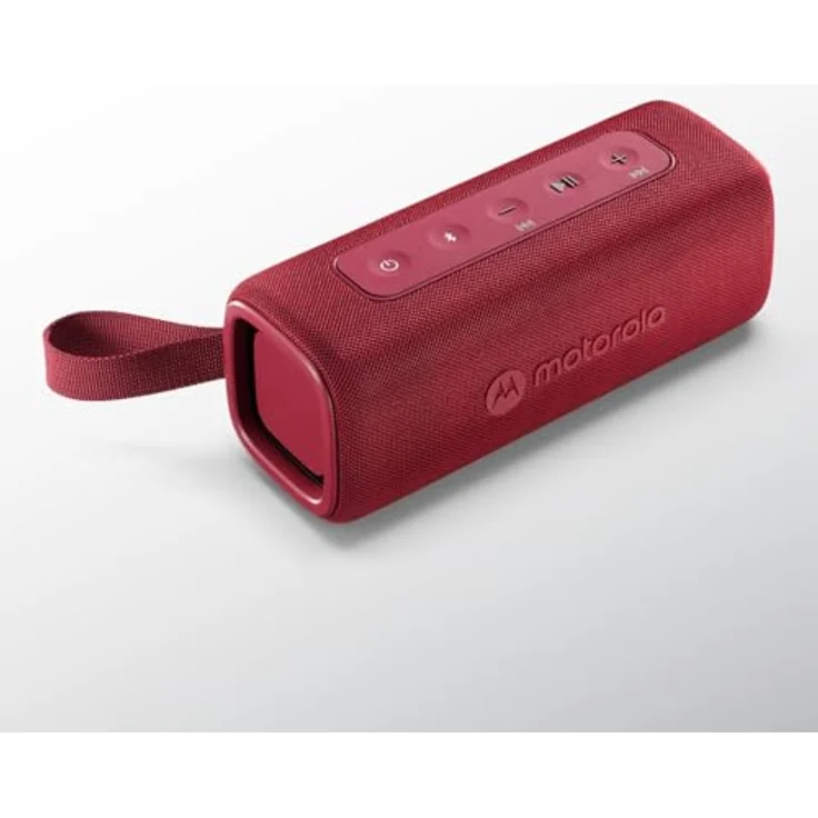 Motorola Sound ROKR 600, kabelloser Bluetooth-Lautsprecher, 30 W Sound, IP67 wasser- und staubbeständig, 6 Stunden Akkulaufzeit, Rot – Bild 1