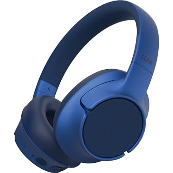 Fresh 'n Rebel Clam Fuse Bluetooth kopfhörer Over Ear mit Hybrid Active Noise Cancelling, mit ENC-Mikrofon (perfekte Anrufe), Kabellose kopfhörer mit Ambient Mode, 45h Spielzeit (Blau) – Bild 1