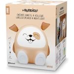 Bigben AU388701, Bluetooth portabler Lautsprecher Kids Dog mit 15W Leistung, dimmbarem Nachtlicht und Musik-Timer