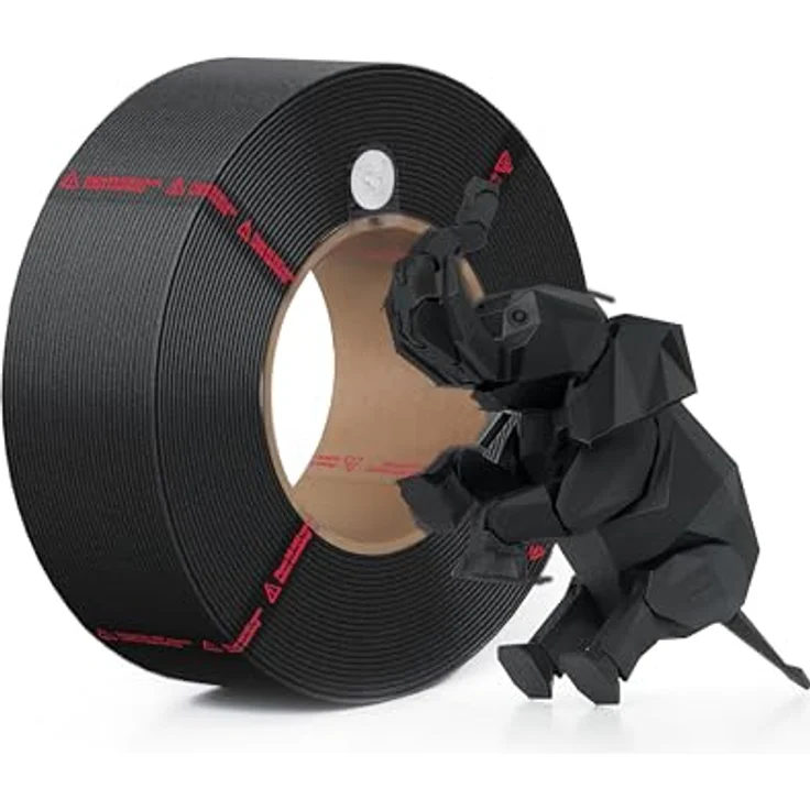 Bambu Lab PLA Basic Refill, 3D Filament aus PLA, 1.75 mm, 1000 g, schwarz, optimiert für Hochgeschwindigkeitsdruck – Bild 2