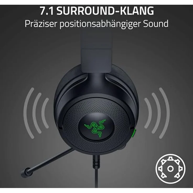 Razer Kraken Kitty V3 X, Kabelgebundenes Gaming-Headset mit kultigen Kitty-Ohren, HyperClear Kardioid Mikrofon, Triforce 40mm Treiber, 3,5mm Klinkenstecker, Schwarz, 270g leicht – Bild 5
