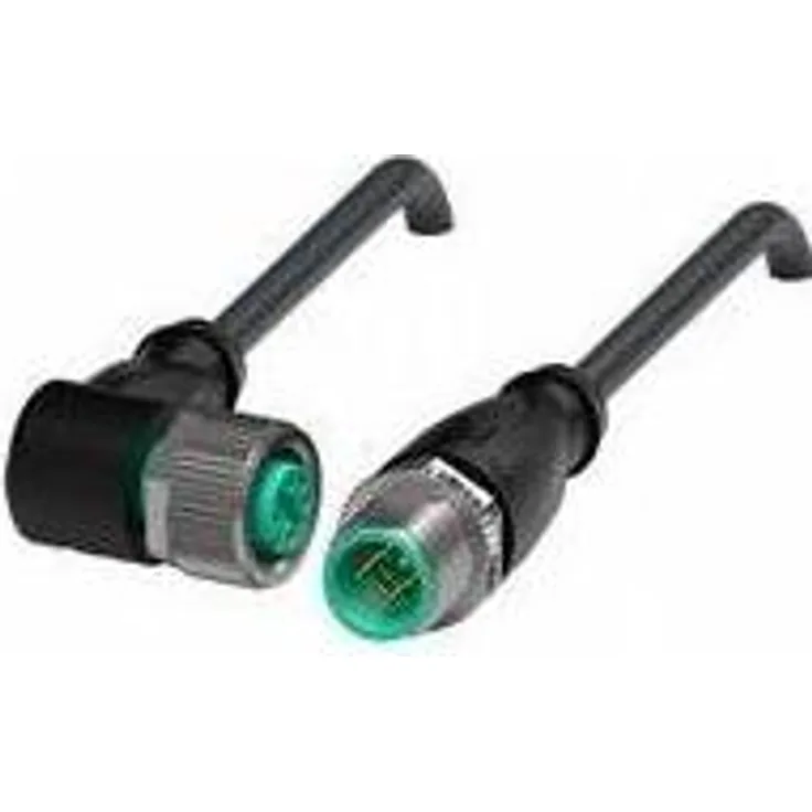 Pepperl & Fuchs M12 Verlängerungskabel, Verbindungskabel (1 m), gewinkelte Buchse, gerader Stecker, IP67, UL-zugelassen, torsionsgeeignet