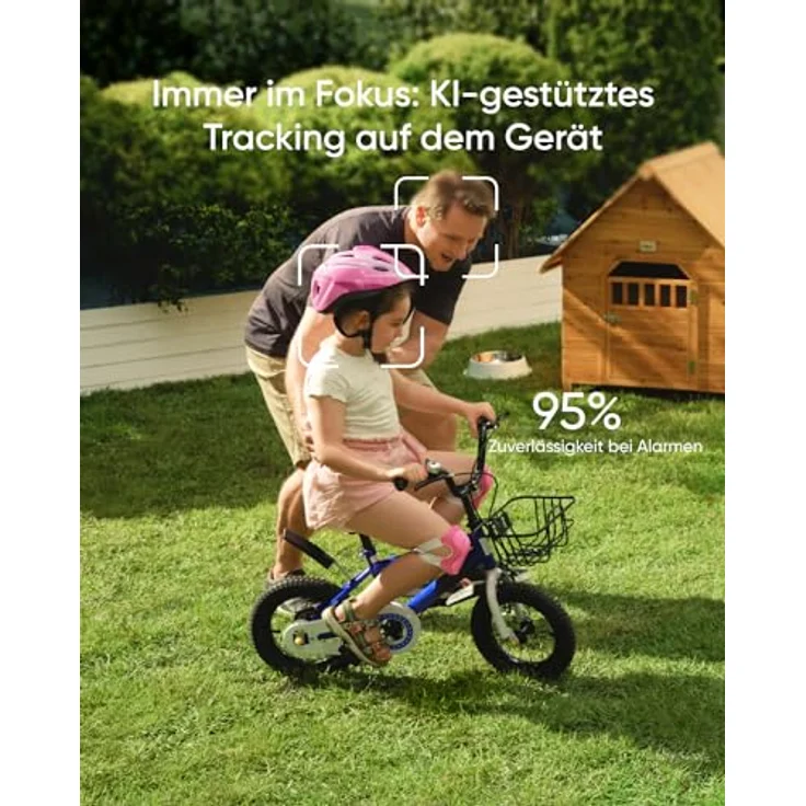 eufy Security SoloCam S340, Überwachungskamera aussen solar, 360°-Überwachung, Keine Toten Winkel, Überwachungskamera aussen mit 2,4-GHz-WLAN, Gebührenfreie Nutzung, HomeBase 3 kompatibel – Bild 5