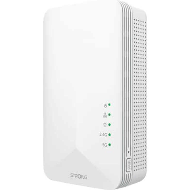 STRONG Powerline WiFi 1000 Duo, 100 Mbit/s, Highspeed WLAN Adapter, bis zu 300 m Reichweite, PowerLAN Set, Internet über Steckdose, WLAN Hotspot Set, Ethernet-Anschluss – Bild 5