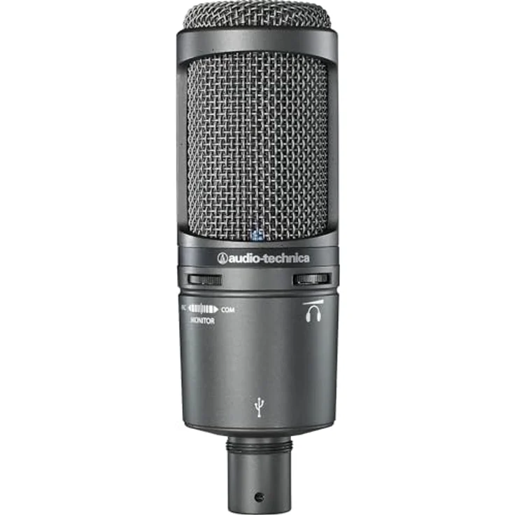 Audio-Technica AT2020USB+ Kondensatormikrofon mit Nierencharakteristik schwarz – Bild 2