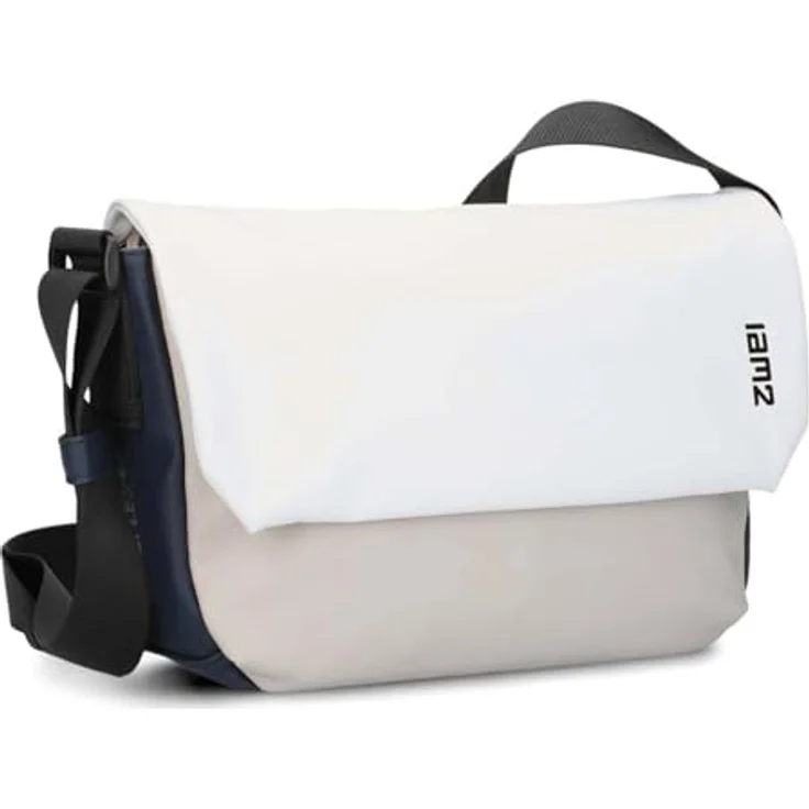 Zwei Cargo Messenger 32 cm, Laptop-Tasche aus 100% Polyurethan, weiß – Bild 2