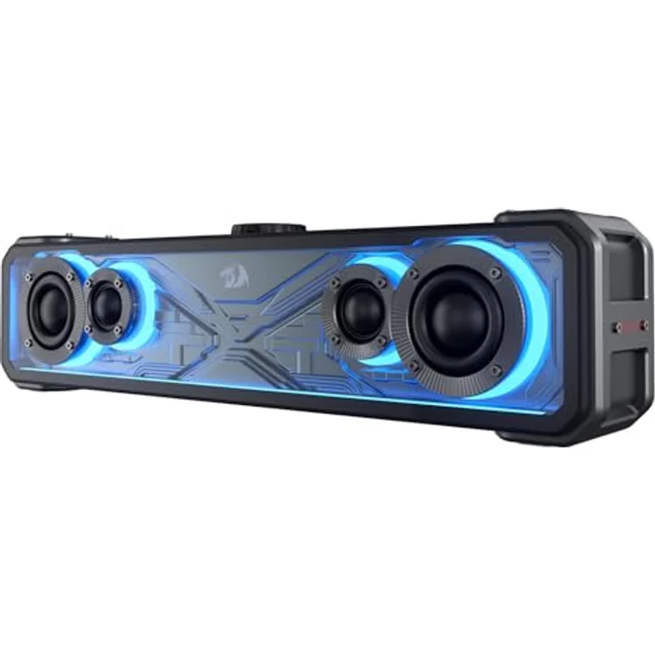 Redragon GS817 SURGE, PC Lautsprecher mit 30-Watt Stereo Sound, Bluetooth und RGB-Beleuchtung, Schwarz – Bild 9