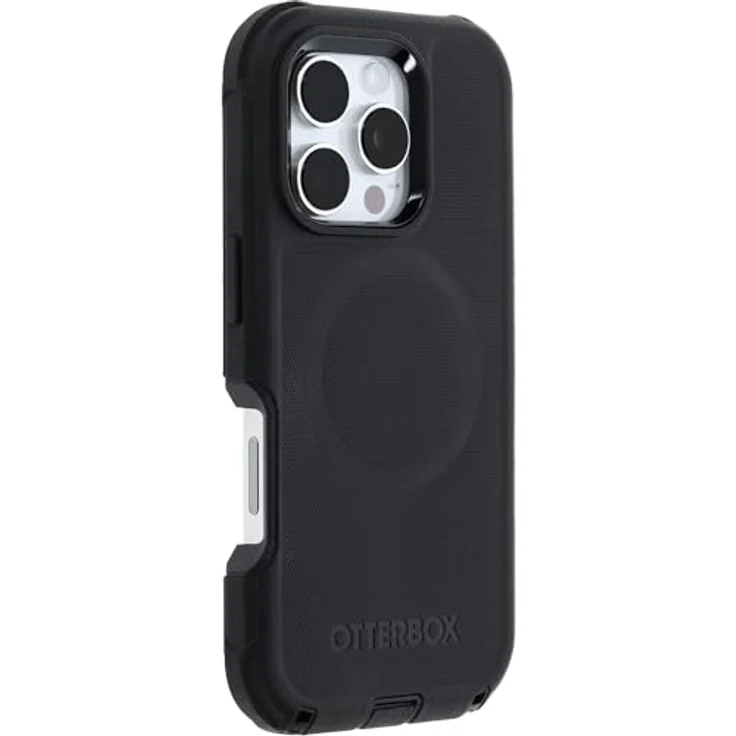OtterBox Defender Series MagSafe Hülle für iPhone 16 Pro, stoßfest und sturzsicher, 7X militärstandard getestet, Schwarz – Bild 4