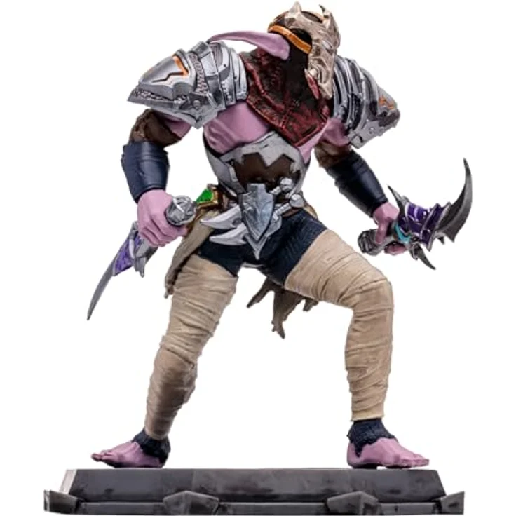 McFarlane World of Warcraft Actionfigur Night Elf: Druid/Rogue 15 cm, beweglich und detailreich, inklusive Base, in bedruckter Fensterbox geliefert – Bild 3