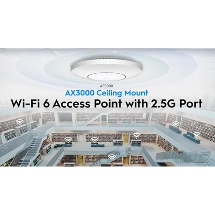 Cudy AP3000_P WLAN Access Point 2976 Mbit/s, Weiß, Power over Ethernet (PoE), MIMO, mehrere SSIDs – Bild 4