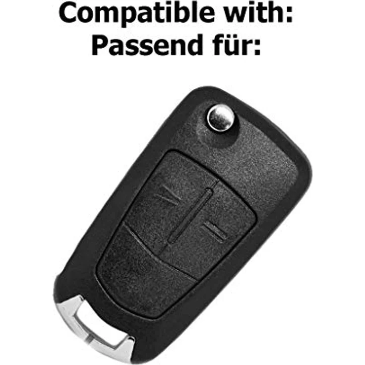 mt-key Klappschlüssel für Opel, 2 Tasten Funk-Fernbedienung mit CR2032 Knopfzelle, passend für Corsa D, Antara, Zafira B, Astra H, Tigra – Bild 7