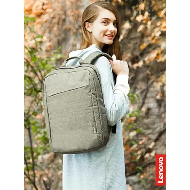 Lenovo 15.6" Casual Notebook-Rucksack B210, wasserabweisend, strapazierfähig, grün – Bild 5