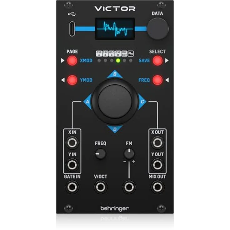 Behringer Victor, Modular Synthesizer mit 4 Oszillatoren, 128 Wellenformen und Vector Joystick – Bild 1