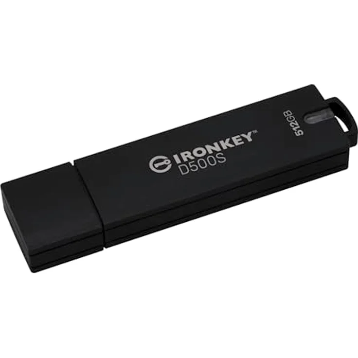 Kingston IronKey D500S Hardwareverschlüsselter USB-Stick 512GB FIPS 140-3 Lvl 3 (ausstehend) AES-256 - IKD500S/512GB, Schwarz – Bild 2