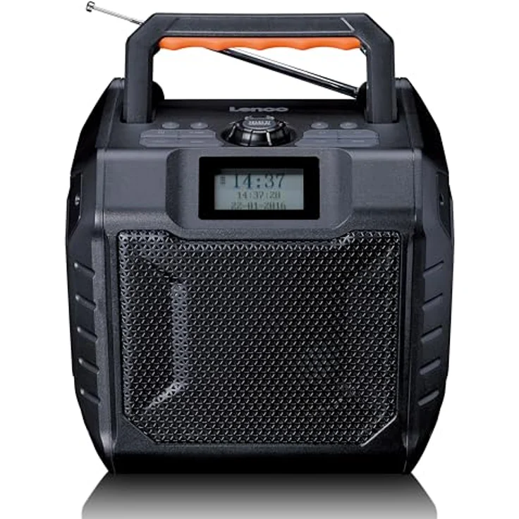 Lenco ODR-160BK Outdoor-Radio - DAB+/FM-Radio, Bluetooth-Lautsprecher, stoßfest & wasserdicht, 35W RMS, 20 Stunden Akkulaufzeit – Bild 3