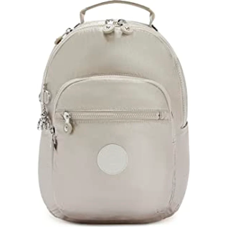 Kipling SEOUL S, Kleiner Rucksack mit Laptop-Schutz 13 Zoll, 35 cm, 14 L, 0.50 kg, METALLIC GLOW – Bild 1
