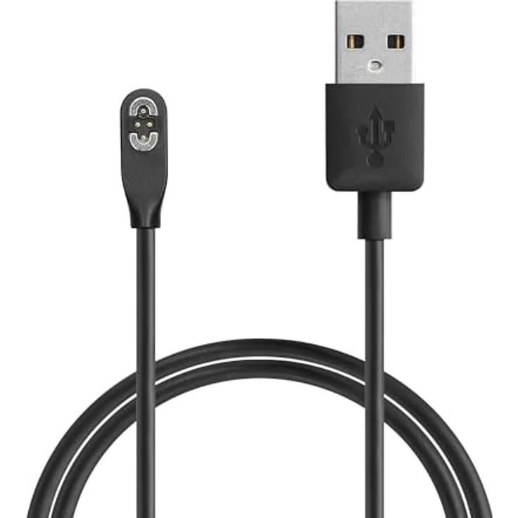 kwmobile USB Kabel Charger für AfterShokz OpenSwim Pro S710, 100 cm Ersatzkabel in Schwarz, schnelle Ladegeschwindigkeit für Fitness Tracker – Bild 8
