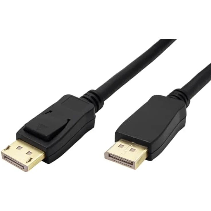 ROLING GREEN DisplayPort Kabel v2.1, 16K@60Hz, 80Gbit/s, UHBR20, DP ST - ST, schwarz, 1 m – Bild 1