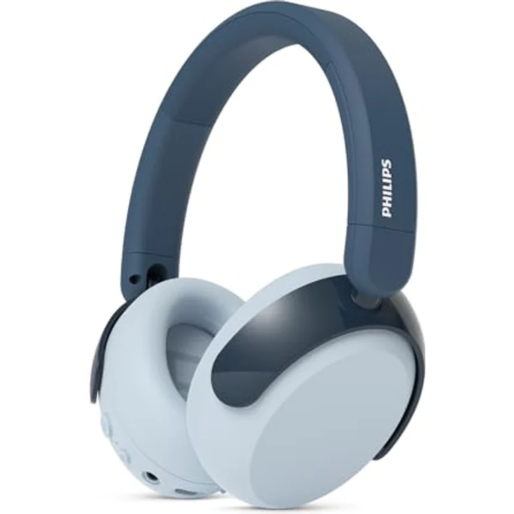Philips TAK5500RT/00 Bluetooth Kopfhörer, kabelgebunden & kabellos, für Kinder, ANC, 20-20000 Hz, 32 Ohm, Blau, Grün, versandkostenfrei – Bild 1