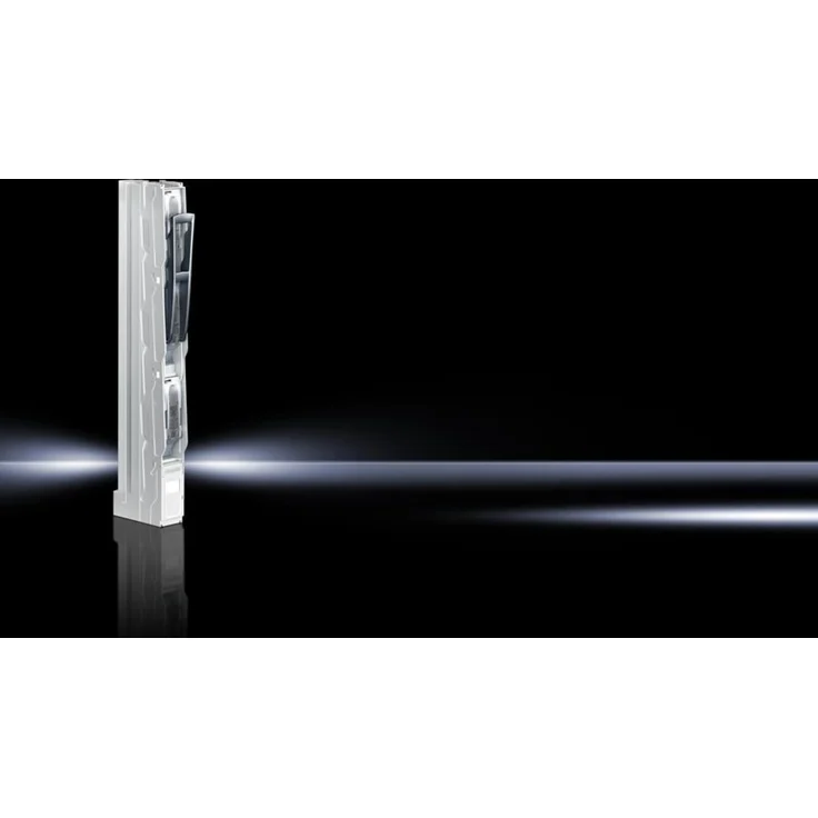 Rittal Sicherungslastschaltleiste Gr.00 SV 9677.025, 160A 3-polig, Licht-Grau, Rahmenklemme, 690V, für Stromwandler-Einbau