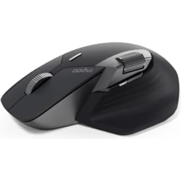 Rapoo MT760L (Kabellos) Maus, Schwarz, Multi-Mode Verbindung, Einstellbarer 4000 DPI Sensor – Bild 2